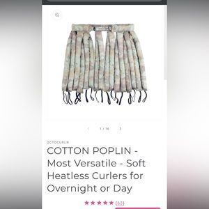 Octocurl heatless curls - cotton, standard length